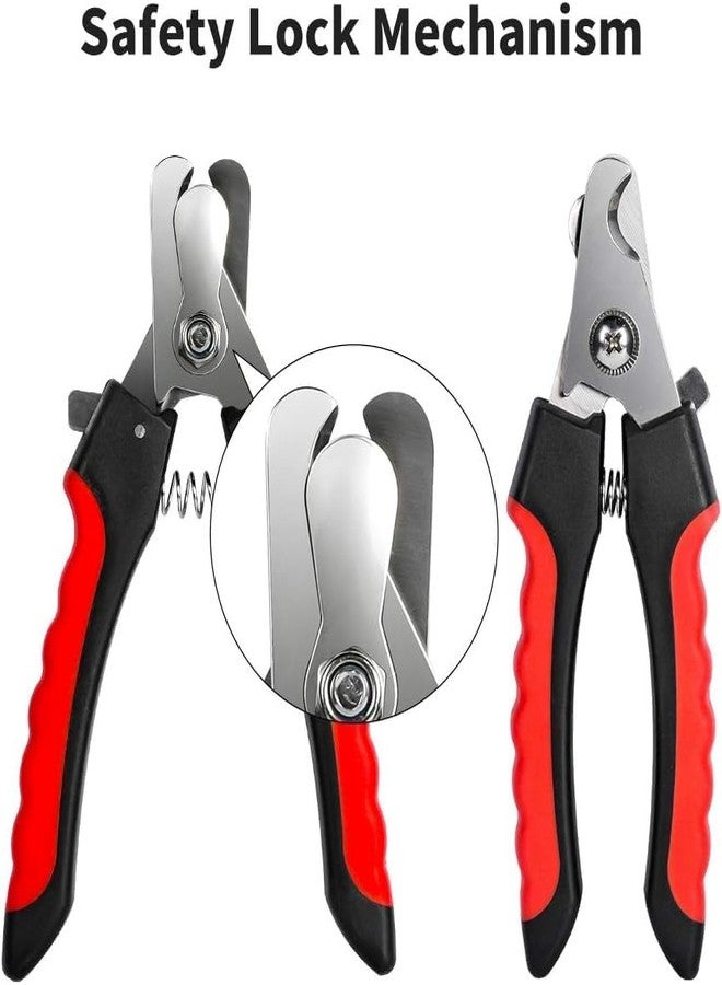 KittuPet 4 in 1 pet grooming kit dog brush cat comb silicone bath scrubber nail clipper file self cleaning hair remover shedding tool fur care detangler pet bath accessories for dogs cats long short hair - Image 5